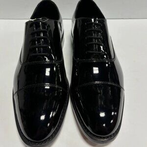 Anthony Veer Men’s Clinton Tux Cap Toe Oxford Dress Shoes Black, Size 9 D US